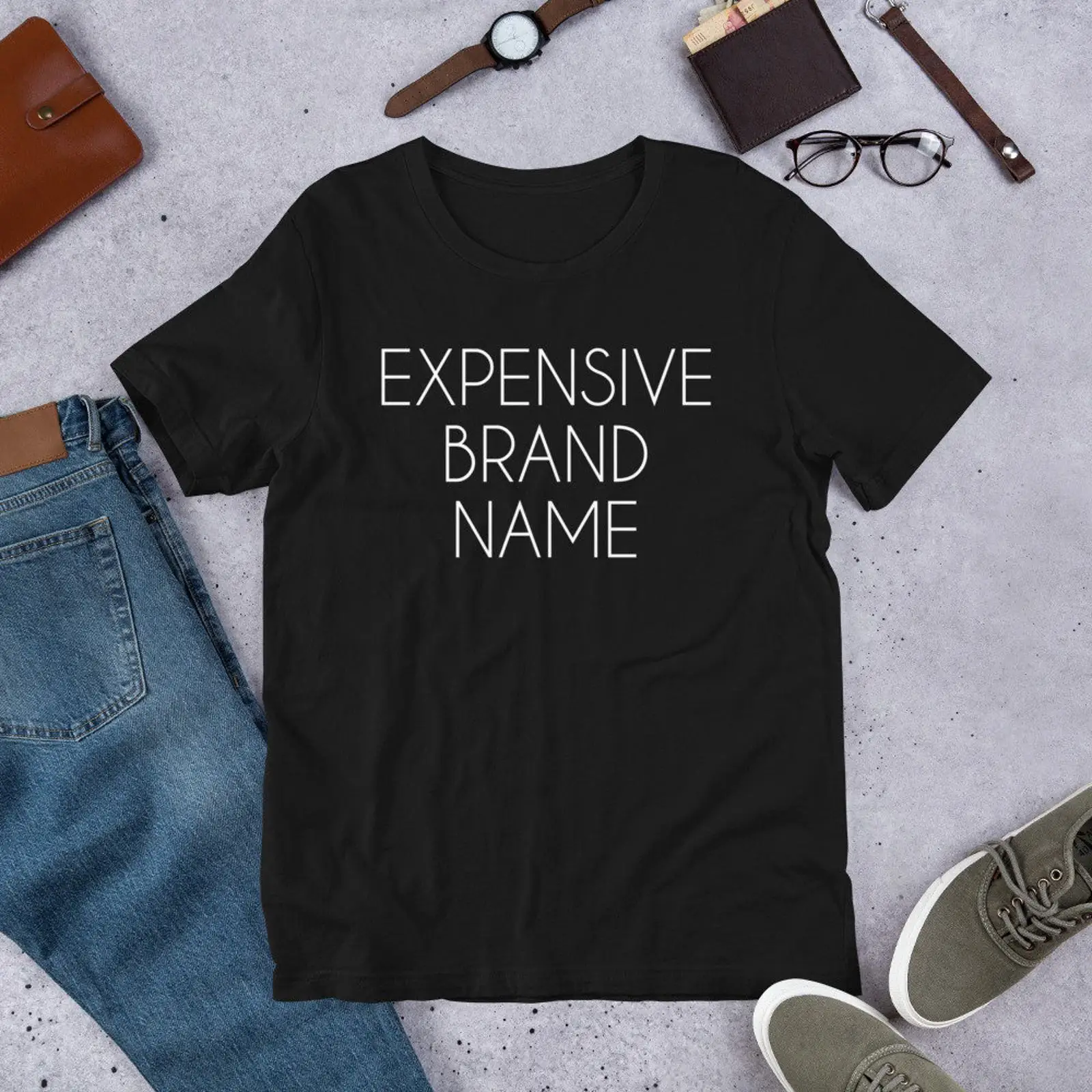 Streetwear Brand Expensive - Maglietta di Marca Costosa con Stampa