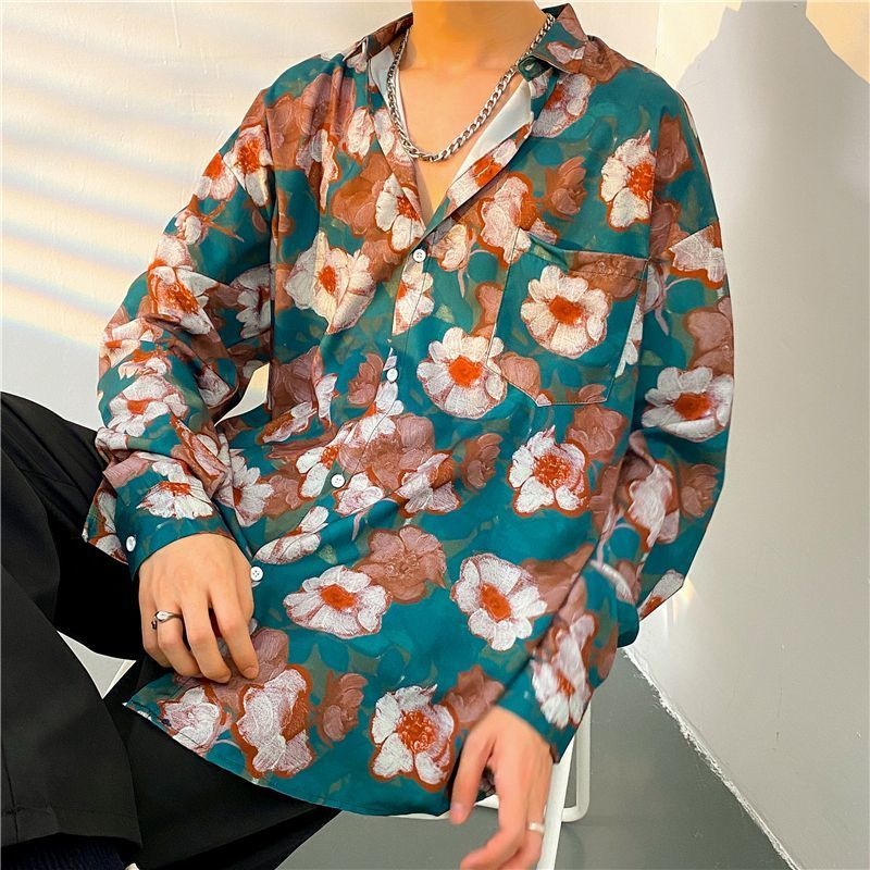 Camicia a fiori a maniche lung - Streetwear Brand With Flowers recensione e prezzo
