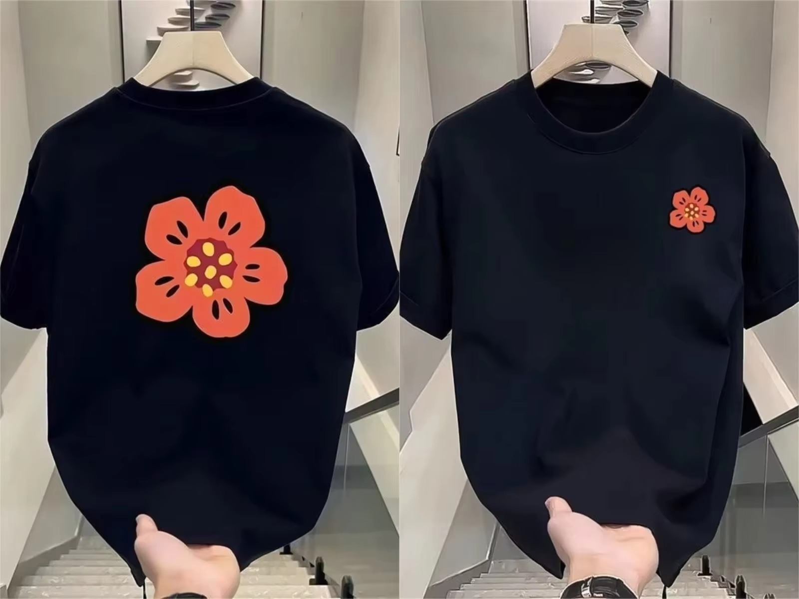T-shirt con fiori a cartoni an - Streetwear Brand With Flowers recensione e prezzo